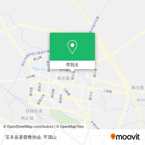 宝丰县基督教协会地图