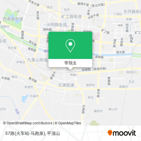 57路(火车站-马跑泉)地图
