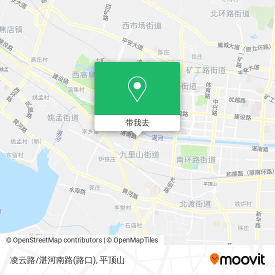 凌云路/湛河南路(路口)地图