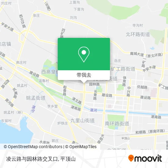 凌云路与园林路交叉口地图