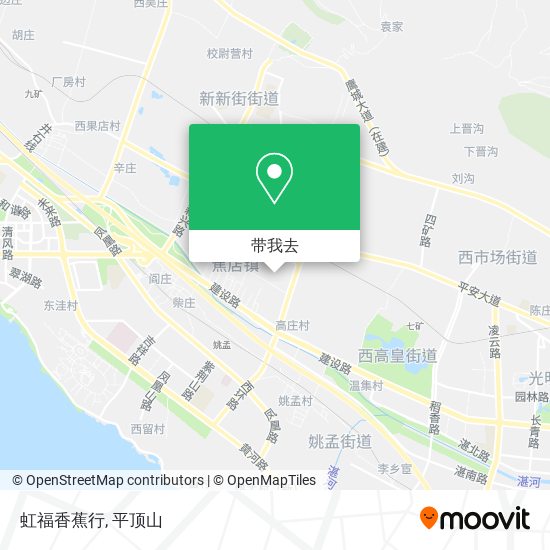 虹福香蕉行地图