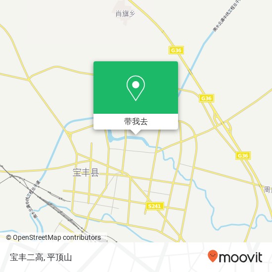 宝丰二高地图
