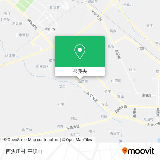 西焦庄村地图