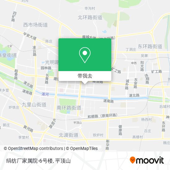 绢纺厂家属院-6号楼地图