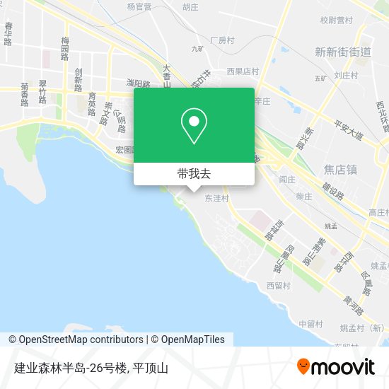 建业森林半岛-26号楼地图