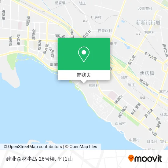 建业森林半岛-26号楼地图