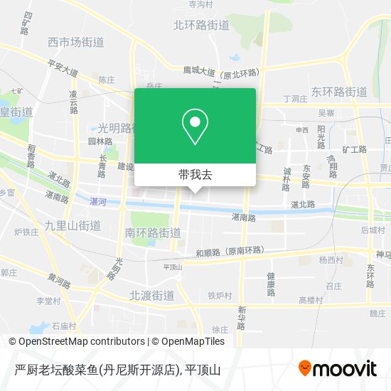 严厨老坛酸菜鱼(丹尼斯开源店)地图