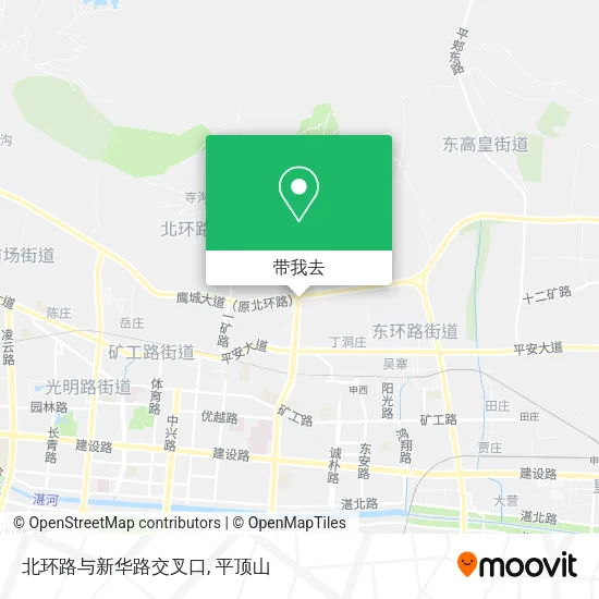 北环路与新华路交叉口地图