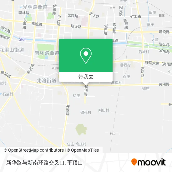 新华路与新南环路交叉口地图
