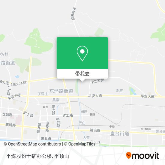 平煤股份十矿办公楼地图