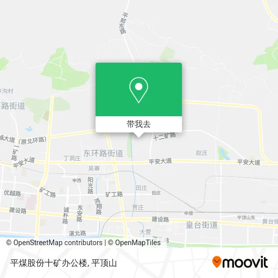平煤股份十矿办公楼地图