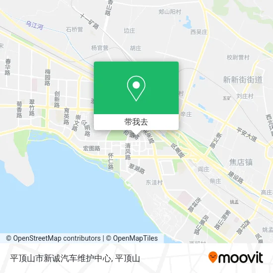 平顶山市新诚汽车维护中心地图