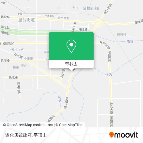 遵化店镇政府地图