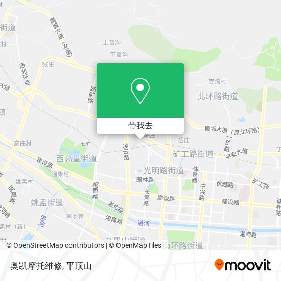 奥凯摩托维修地图