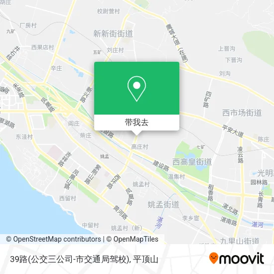 39路(公交三公司-市交通局驾校)地图