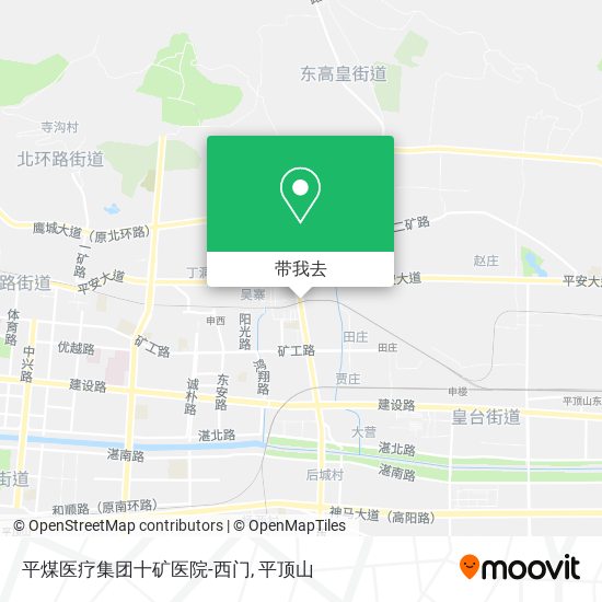 平煤医疗集团十矿医院-西门地图