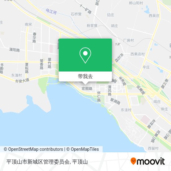 平顶山市新城区管理委员会地图