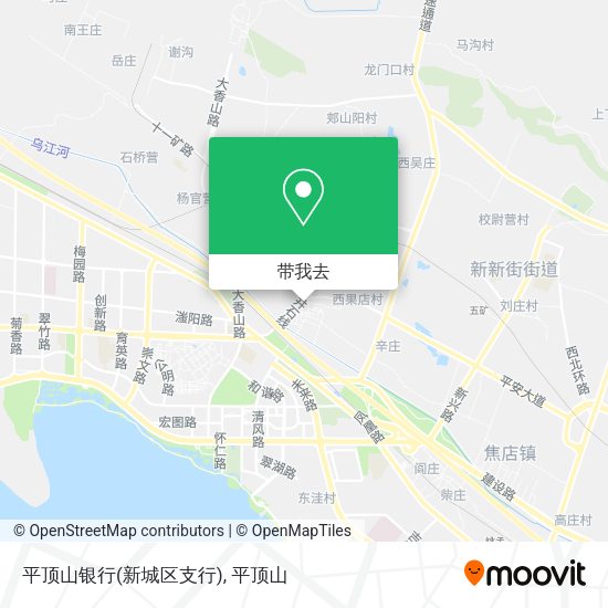 平顶山银行(新城区支行)地图