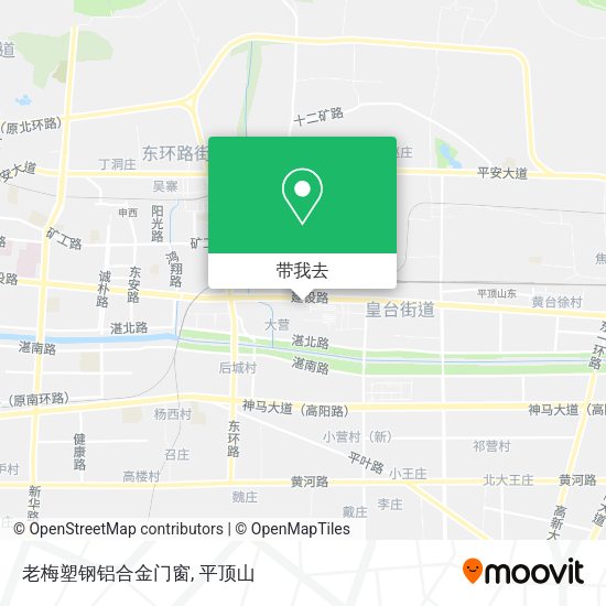 老梅塑钢铝合金门窗地图