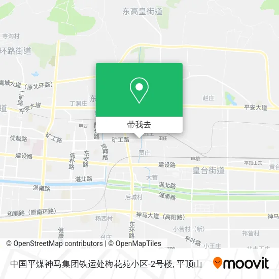中国平煤神马集团铁运处梅花苑小区-2号楼地图