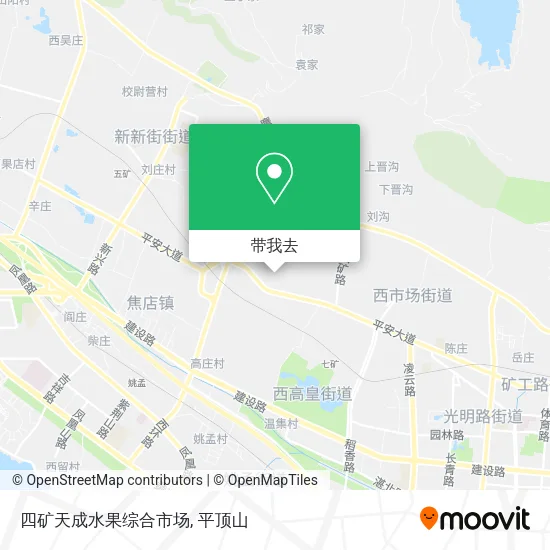 四矿天成水果综合市场地图