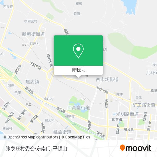 张泉庄村委会-东南门地图