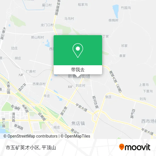 市五矿英才小区地图