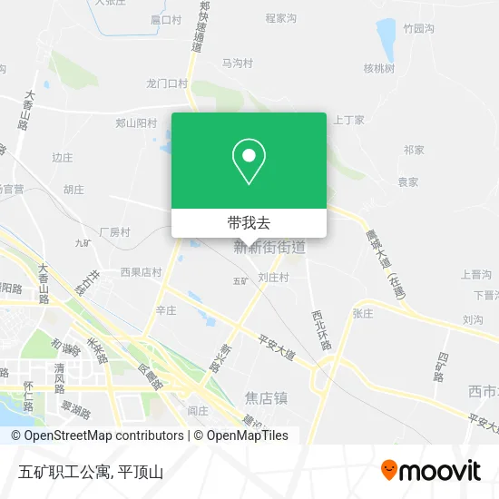五矿职工公寓地图