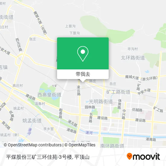 平煤股份三矿三环佳苑-3号楼地图