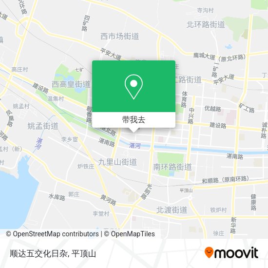 顺达五交化日杂地图