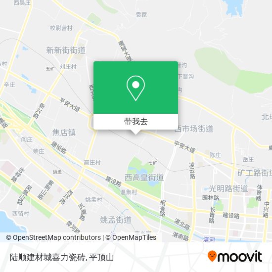 陆顺建材城喜力瓷砖地图