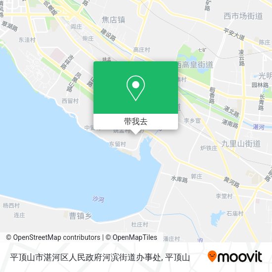 平顶山市湛河区人民政府河滨街道办事处地图
