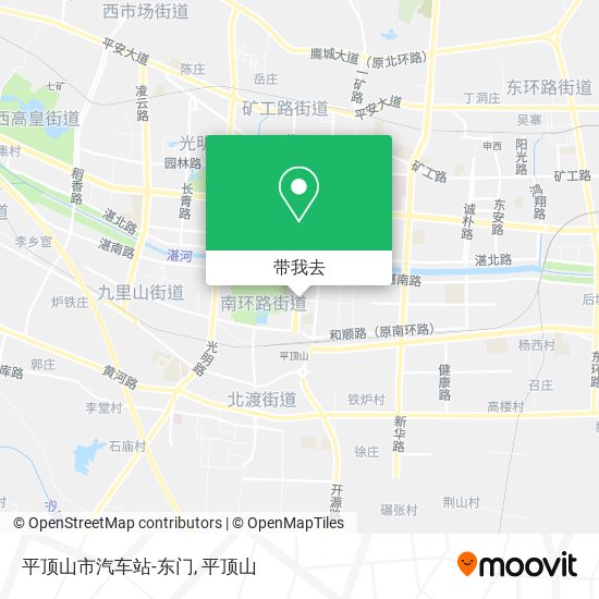 平顶山市汽车站-东门地图