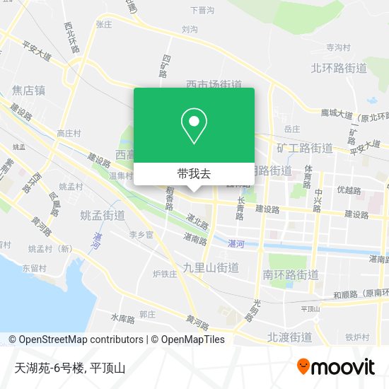 天湖苑-6号楼地图
