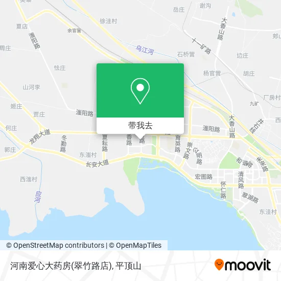 河南爱心大药房(翠竹路店)地图