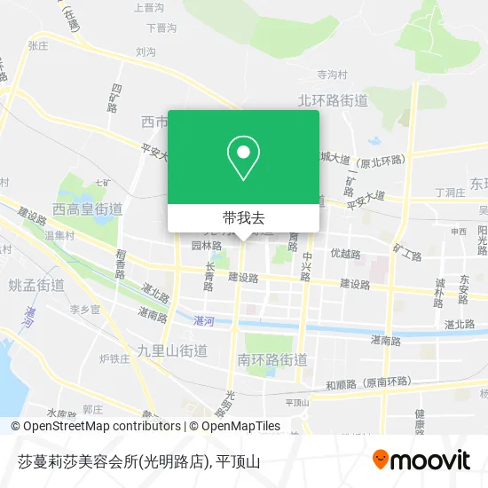莎蔓莉莎美容会所(光明路店)地图