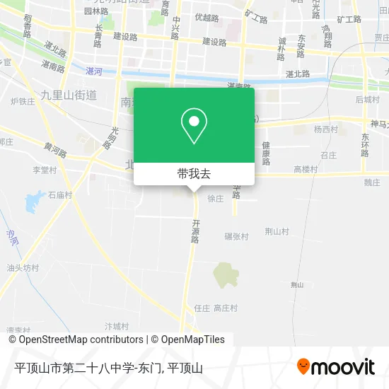 平顶山市第二十八中学-东门地图