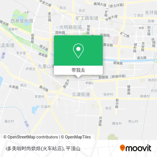 i多美啦时尚烘焙(火车站店)地图