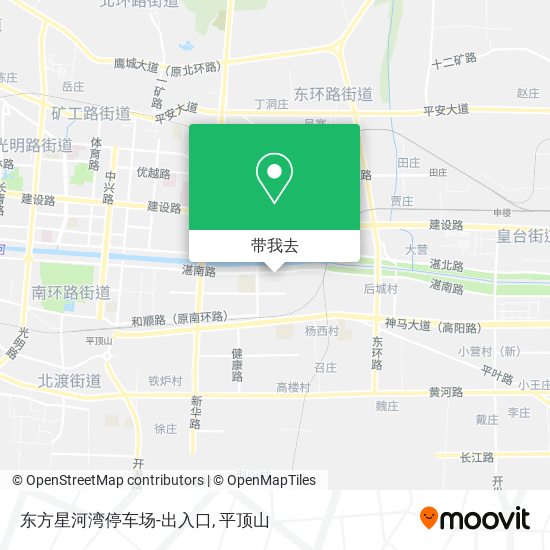 东方星河湾停车场-出入口地图