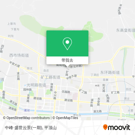 中峰·盛世云景(一期)地图