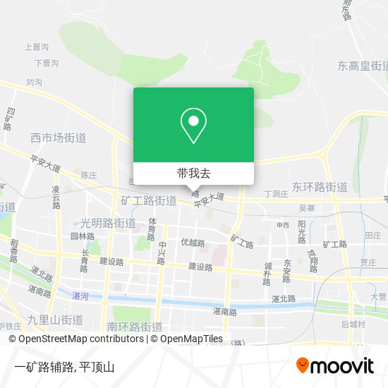 一矿路辅路地图
