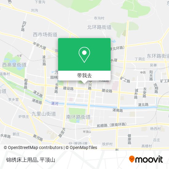 锦绣床上用品地图