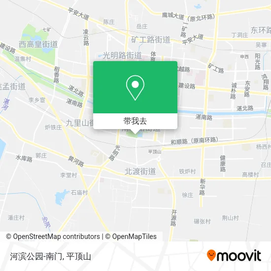 河滨公园-南门地图