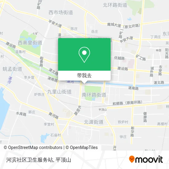 河滨社区卫生服务站地图