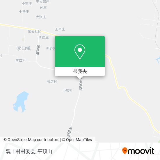 观上村村委会地图