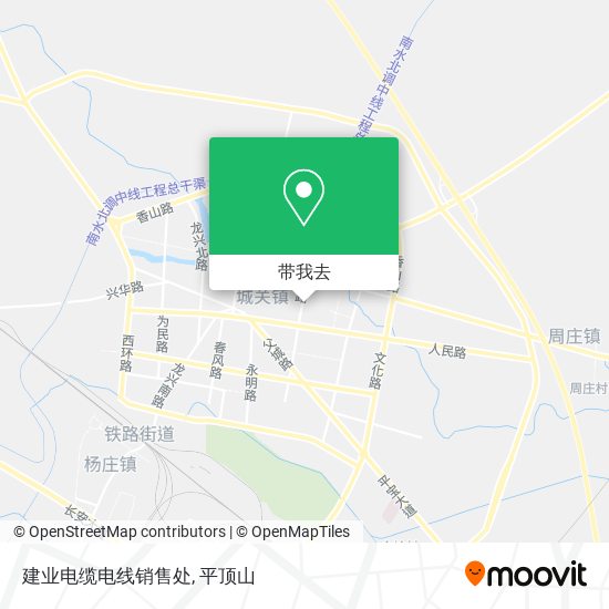 建业电缆电线销售处地图