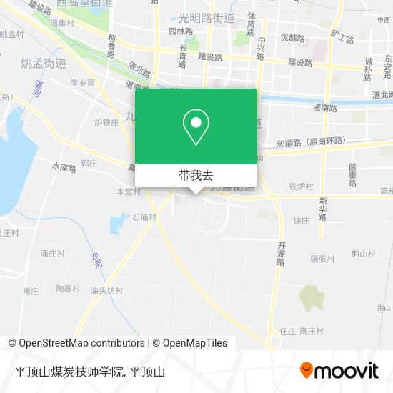 平顶山煤炭技师学院地图