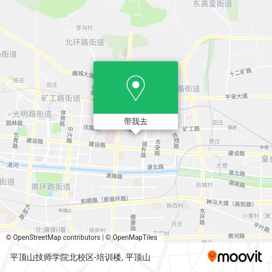 平顶山技师学院北校区-培训楼地图