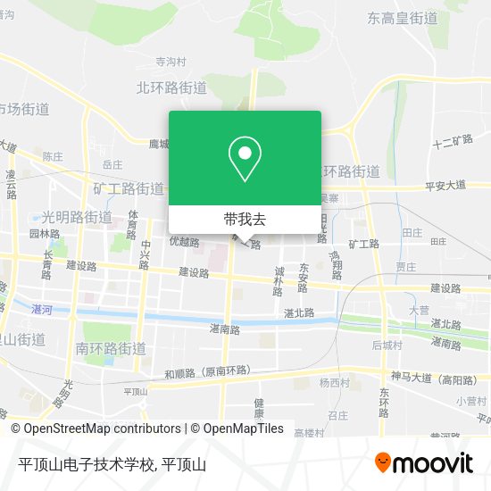 平顶山电子技术学校地图