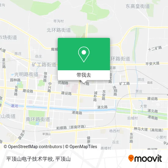 平顶山电子技术学校地图